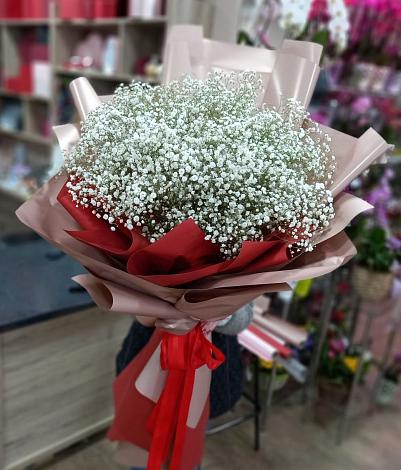 Букет цветов из: Гипсофила в Зеленоборском
