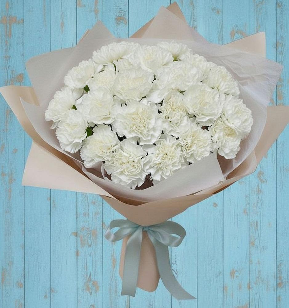 Букет цветов из: Гвоздики в Зеленоборском