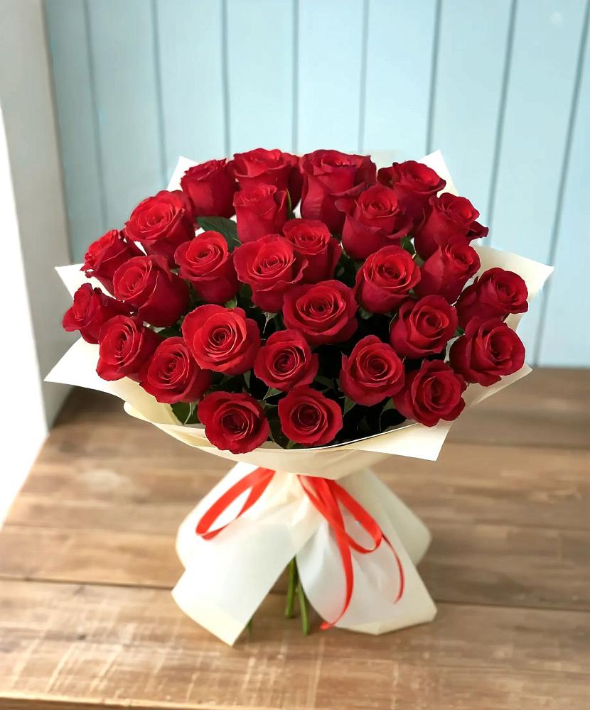 Букет 29 Красных роз в Зеленоборском
