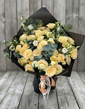 Букет цветов из:  Розы и Лизиантусы #REPLACE_PRED# Зеленоборском