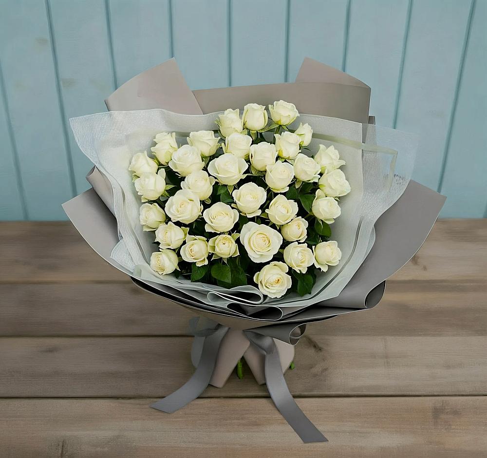 Букет Белоснежная нежность в Зеленоборском