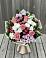 Букет цветов из: Альстромерии, Гвоздики, Розы и Хризантемы в Зеленоборском