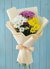 Букет цветов из:  Хризантемы #REPLACE_PRED# Зеленоборском