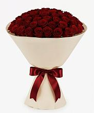 Букет 101 Бордовая роза Блэк Бакарра в Зеленоборском