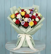 Букет цветов из:  Розы в Зеленоборском