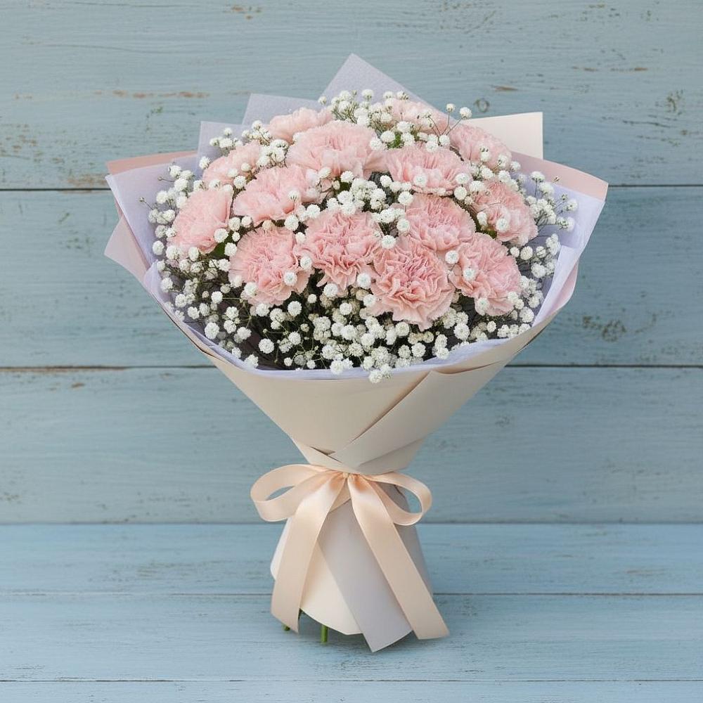 Букет цветов из: Гвоздики в Зеленоборском