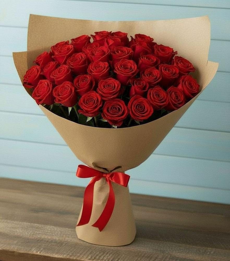 Букет Красные розы Милано в Зеленоборском