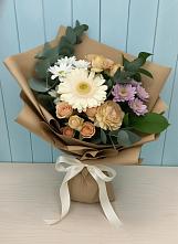Букет цветов из:  Герберы и Хризантемы в Зеленоборском