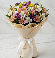 Букет цветов из:  Альстромерии #REPLACE_PRED# Зеленоборском