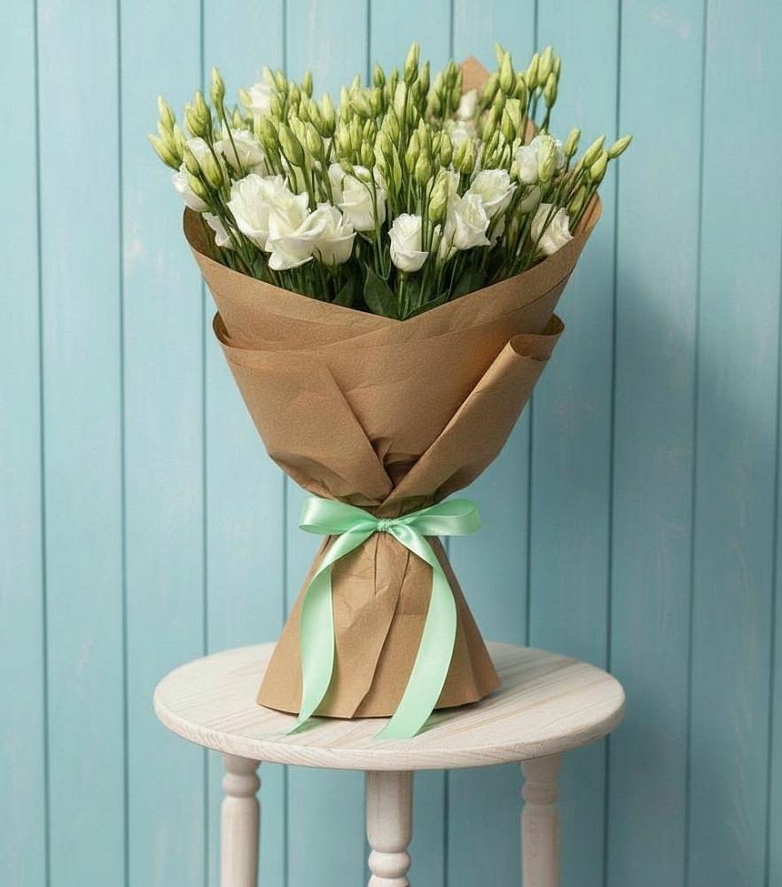 Букет цветов из: Лизиантусы в Зеленоборском