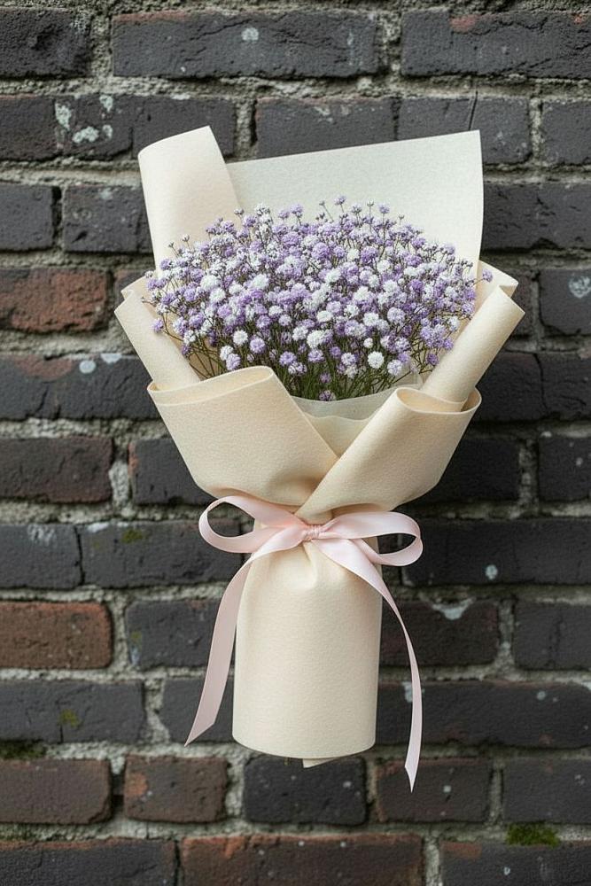 Букет цветов из: Гипсофила в Зеленоборском