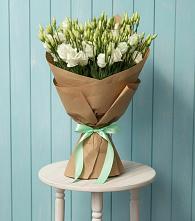 Букет цветов из:  Лизиантусы в Зеленоборском