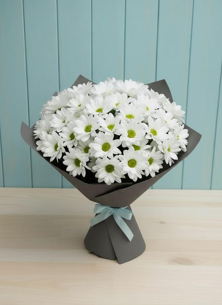 Букет цветов из: Хризантемы в Зеленоборском