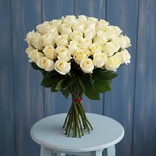 Букет 51 Белая роза Эдлесс Лав #REPLACE_PRED# Зеленоборском