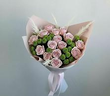 Букет цветов из:  Розы и Хризантемы в Зеленоборском