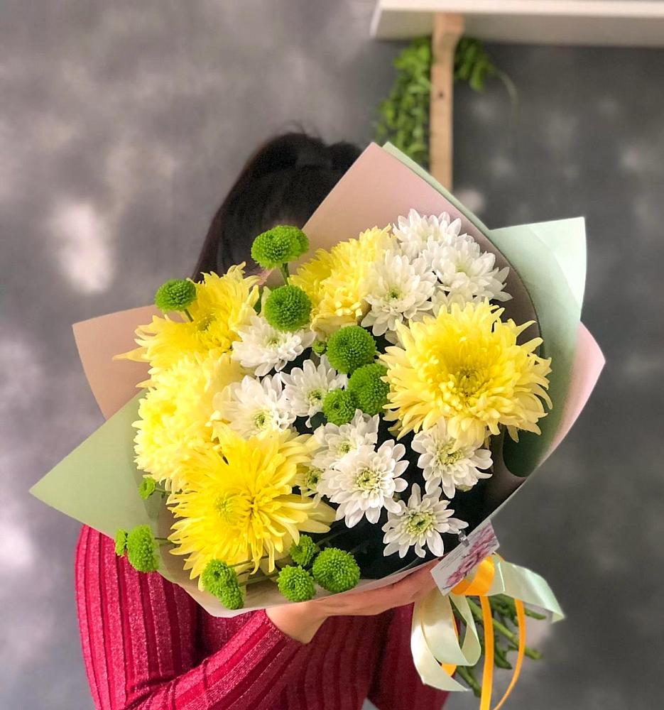 Букет цветов из: Хризантемы в Зеленоборском