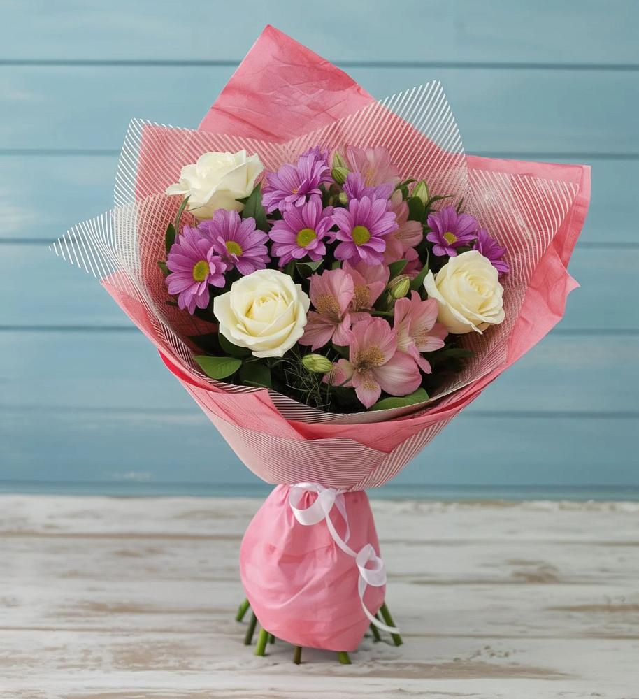 Букет цветов из: Герберы в Зеленоборском