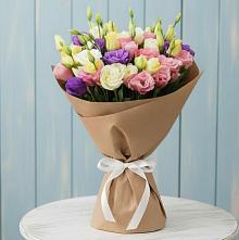 Букет цветов из:  Лизиантусы в Зеленоборском